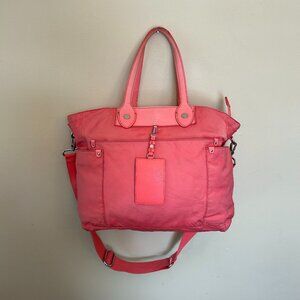 MARC by Marc Jacobs Preppy Nylon Eliz-A-Baby Diaper Bag Pink